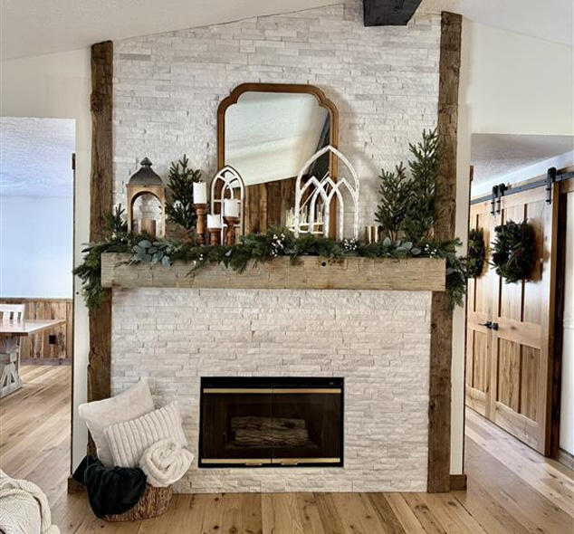 Big Oak Reclaimed | Fireplace