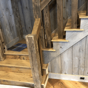 Big Oak Reclaimed | Hand-Hewn Skins Reclaimed Shelves and Stair Treads